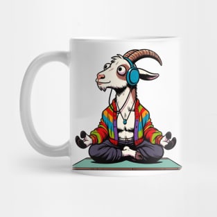 Funny goat yoga Mug